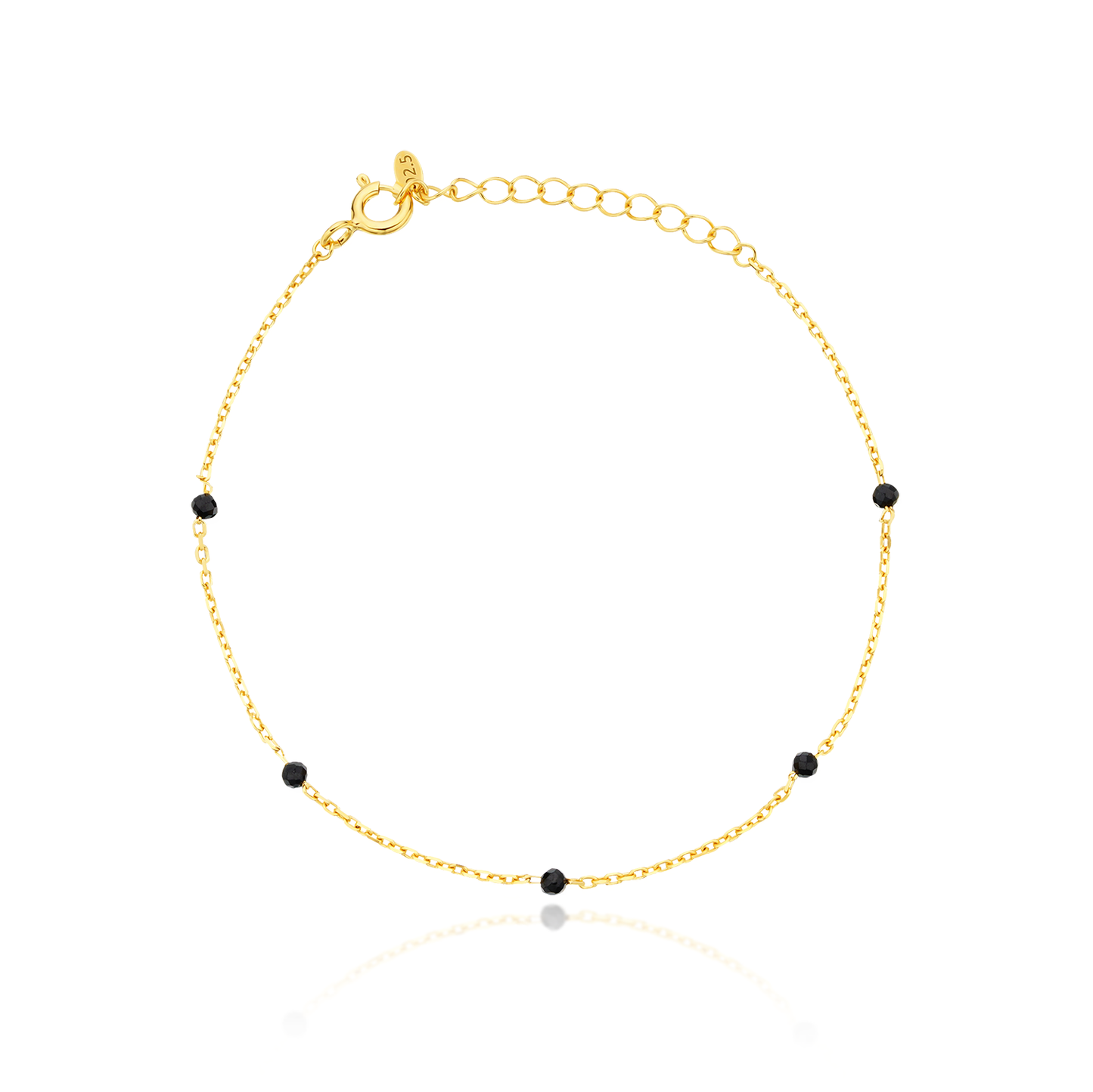 Black spinel bracelet