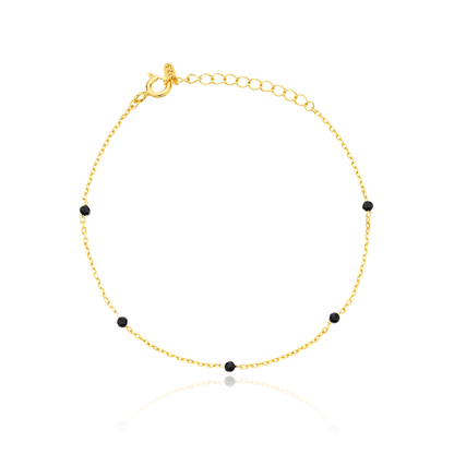 Black spinel bracelet