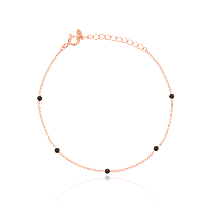 Black spinel bracelet