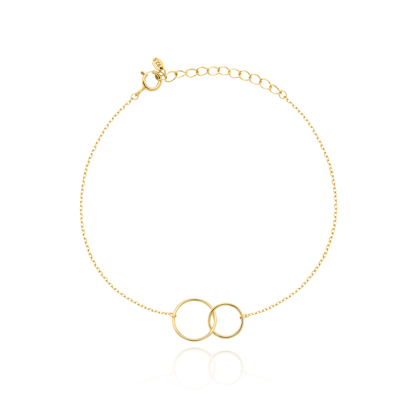 Double circles bracelet