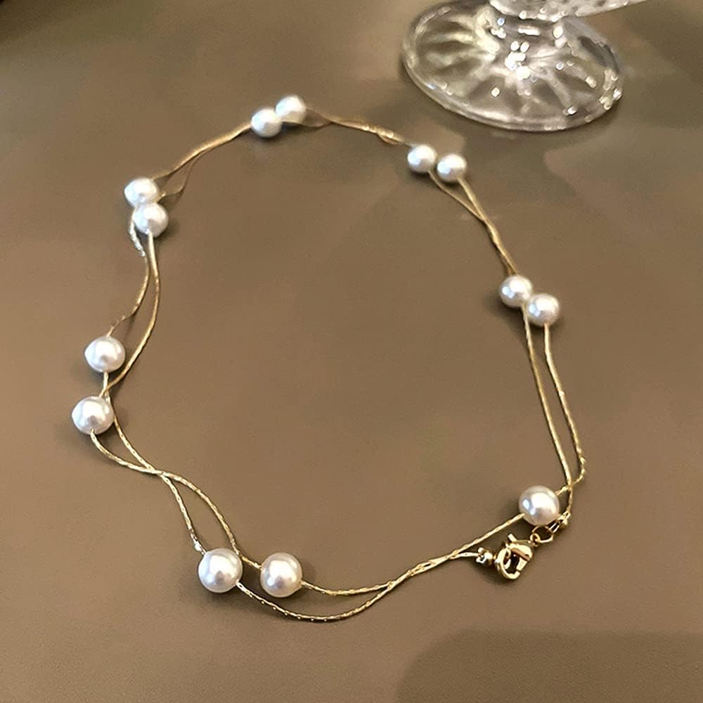 Exquisite Multi-Layer Clavicle Chain Necklace, Short Necklace Stack Pendant