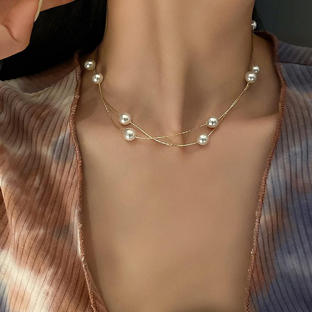 Exquisite Multi-Layer Clavicle Chain Necklace, Short Necklace Stack Pendant