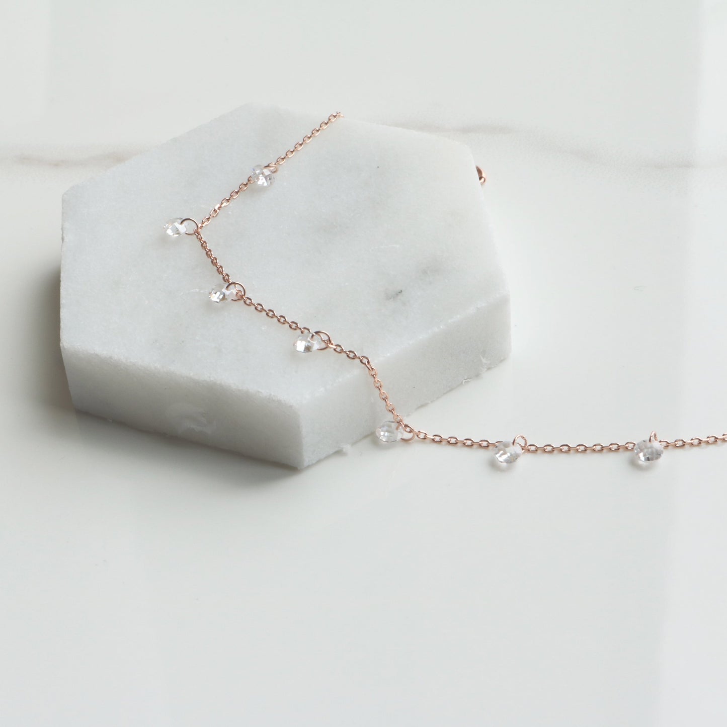 seven drops cubic bracelet