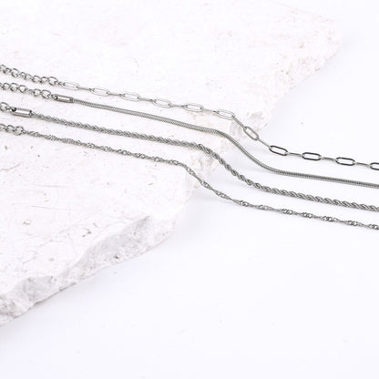 POLE ACCENT CHAIN BRACELET
