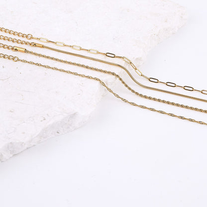 ROPE ACCENT CHAIN BRACELET