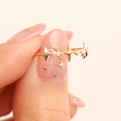 Star crown ring