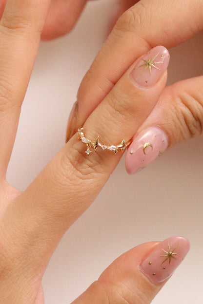 Star crown ring