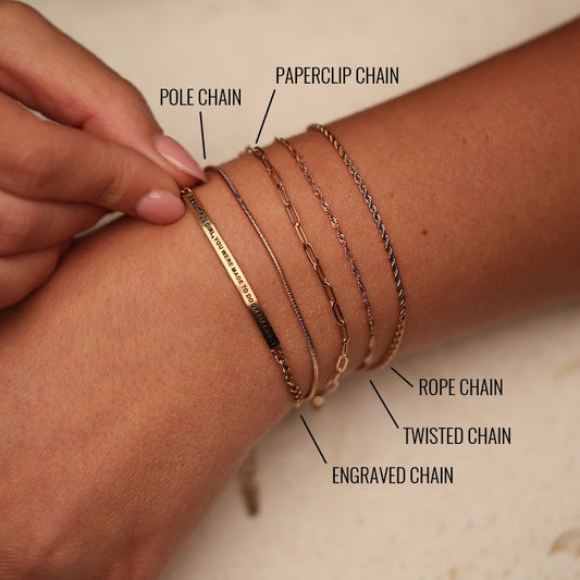 ROPE ACCENT CHAIN BRACELET