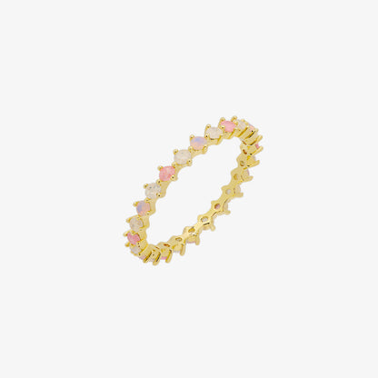 Triple Gemstone Ring